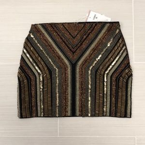 Nasty Gal Skirts - Nasty Gal Beaded Stripe Mini Skirt Nasty Gal Skirts - Nasty Gal Beaded Stripe Mini Skirt